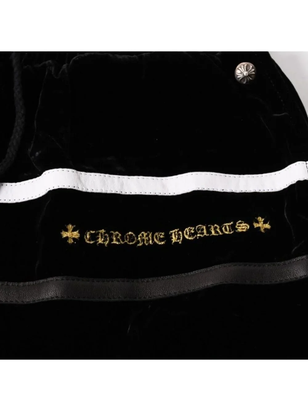 Chrome Hearts Velvet Tracksuit Pants S Crossball